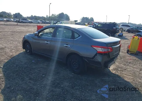 2015 Nissan Sentra S из США, поврежденный, VIN 3N1AB7APXFY307017